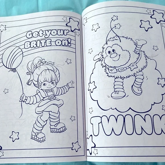 Rainbow Brite Coloring Book - Picture 6 of 8